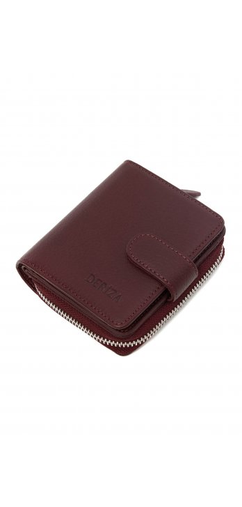Maribo Mini Women's Leather Wallet Claret Red