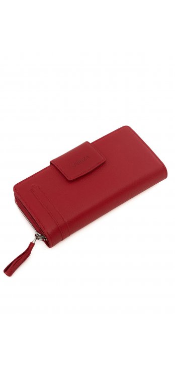 Prage Genuine Leather Women's Wallet Red