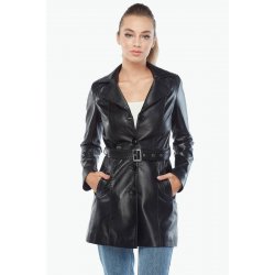 unecca-genuine-leather-womens-coat-black