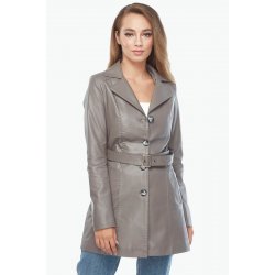 unecca-genuine-leather-womens-coat-taupe