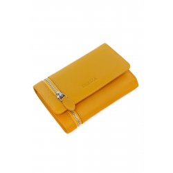 zippered-genuine-leather-womens-wallet-mustard