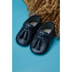 tasseled-genuine-leather-baby-shoes-navy-blue